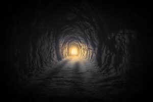 Das Licht am Ende des Tunnels Selbstoptimierung